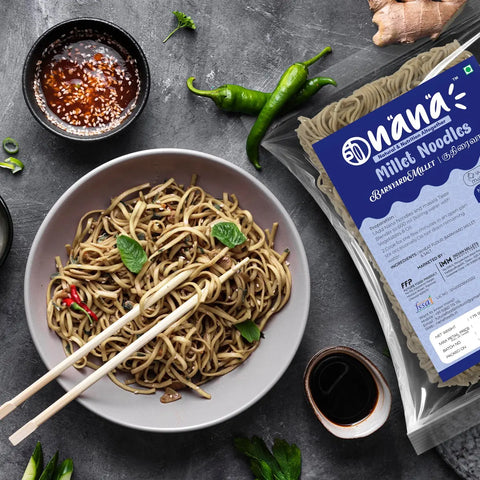 Nana Barnyard (Kuthiraivali | Oodalu | Jhangora) Millet Noodles - Nana Millets