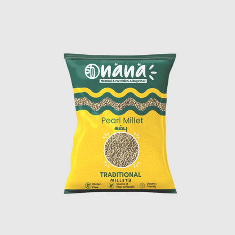 Nana Pearl (Kambu | Bajra | Sajjalu | Sajje) Millets - 500gms - Nana Millets