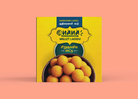 Nana Barnyard (Kuthiraivali | Oodalu | Jhangora) Millet Laddu - Nana Millets