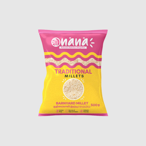 Nana Barnyard (Kuthiraivali | Oodalu | Jhangora) Millets - 500gms - Nana Millets