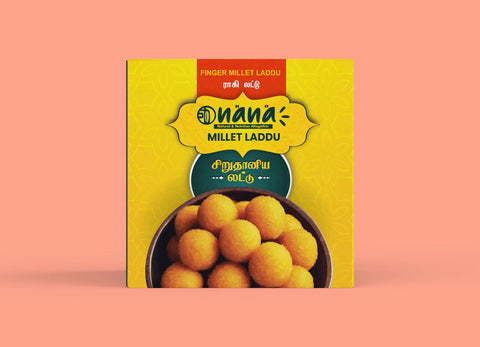 Nana Finger (Ragi | Ragula | Nachani) Millet Laddu - Nana Millets