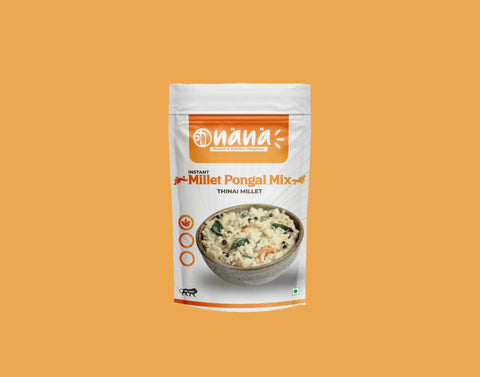 Nana Instant Foxtail (Thinai | Navane | Kangni | Korra) Millet Pongal Mix - Nana Millets