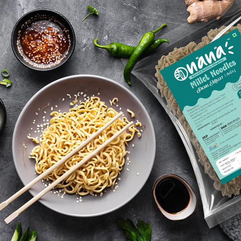 Nana Pearl (Kambu | Sajje | Sajjalu | Bajra) Millet Noodles - Nana Millets