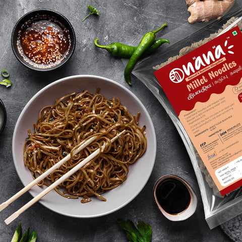 Nana Karupu Kavuni (Black Rice) Noodles - Nana Millets