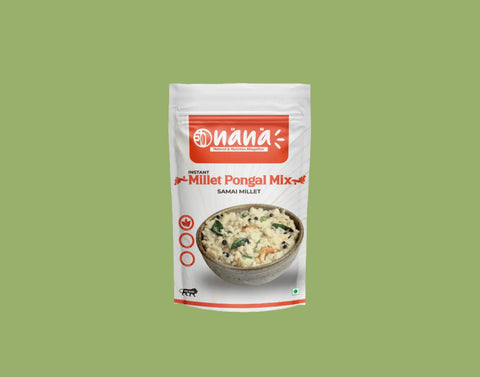Nana Instant Little (Samai | Saame | Samalu | Kutki) Millet Pongal Mix - Nana Millets