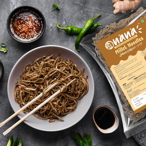 Nana Finger (Ragi | Ragula | Nachani) Millet Noodles - Nana Millets