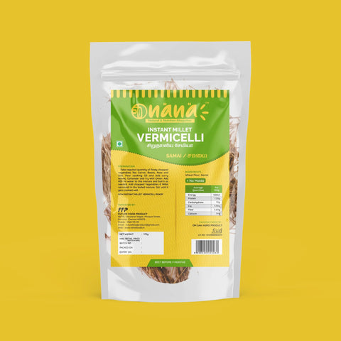 Nana Little (Samai | Saame | Samalu | Kutki) Millet Vermicelli - Nana Millets
