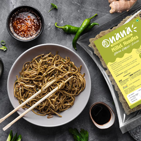 Nana Foxtail (Thinai | Navane | Kangni | Korra) Millet Noodles - Nana Millets