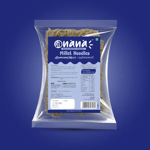 Nana Barnyard (Kuthiraivali | Oodalu | Jhangora) Millet Noodles - Nana Millets