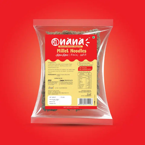 Nana Red Rice Noodles - Nana Millets